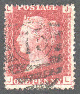 Great Britain Scott 33 Used Plate 147 - JL - Click Image to Close